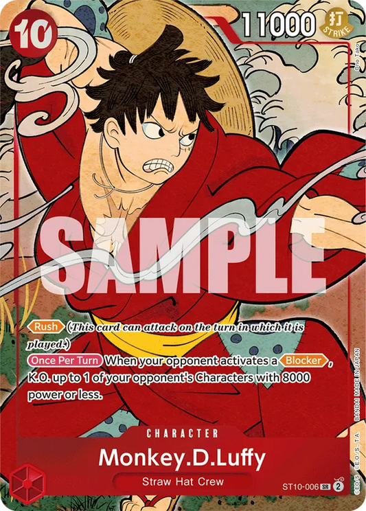 Monkey D Luffy  ST-10-006 Aniversary Set