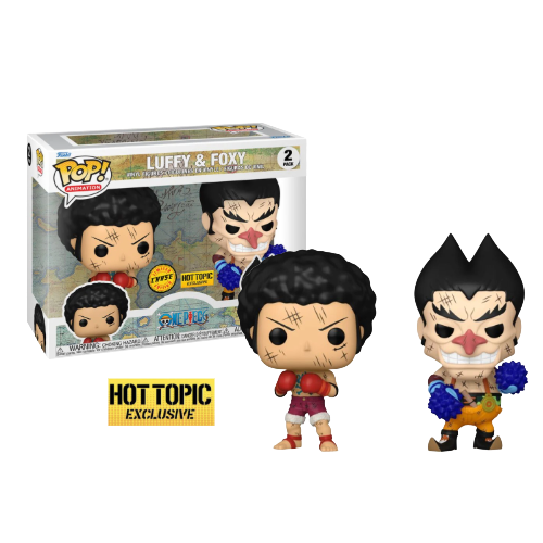 Luffy & Foxy Chase One Piece 2 Pack